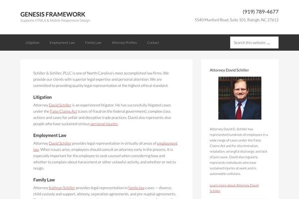 Site using Genesis Widgetized Footer plugin