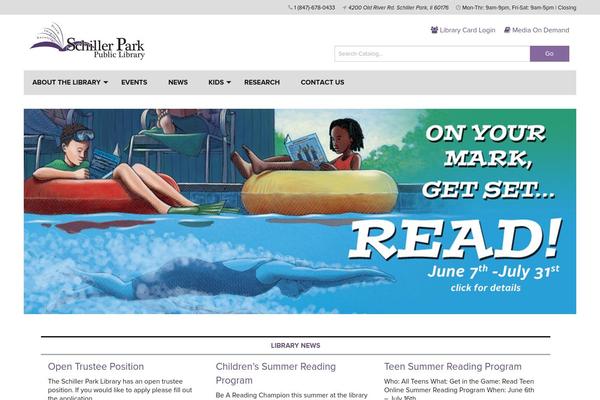 schillerparklibrary.org site used Stacks