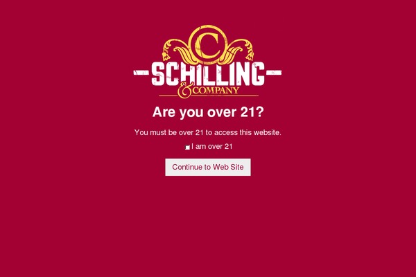 schillingcider.com site used Wordplate