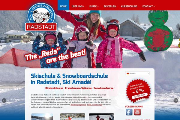 Strappress theme site design template sample