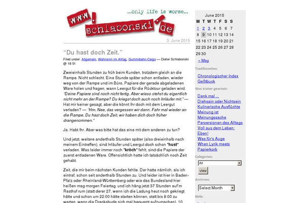schlabonski.de site used Verysimple