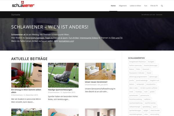 Enfold theme site design template sample