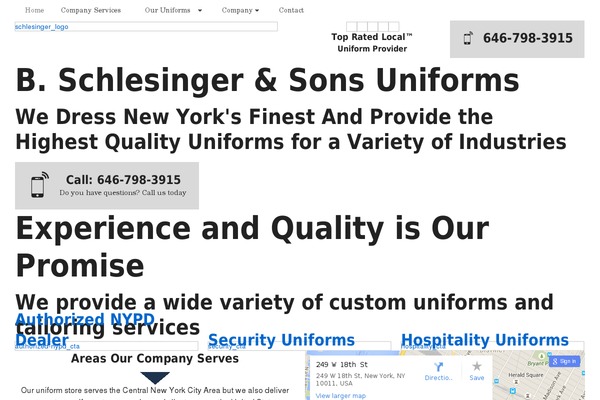 schlesingeruniforms.com site used Uxi