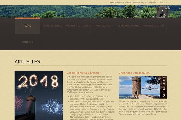 Extent-wp theme site design template sample