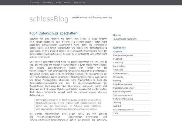 schlossblog.de site used Simplicitybright Plus