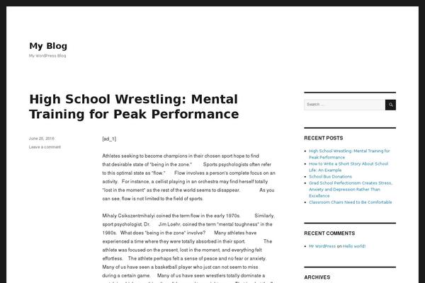 Noor theme site design template sample