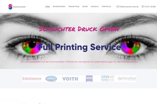 CopyPress theme site design template sample