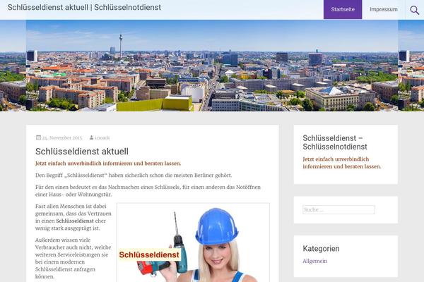 Radiate theme site design template sample