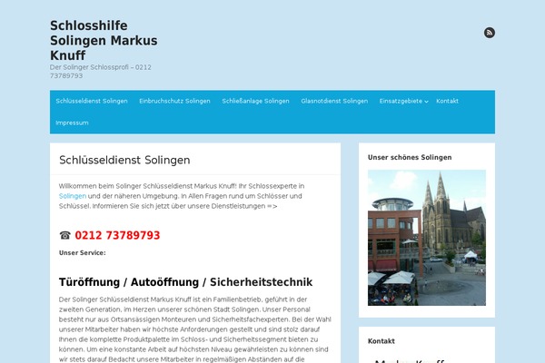 The Box theme site design template sample