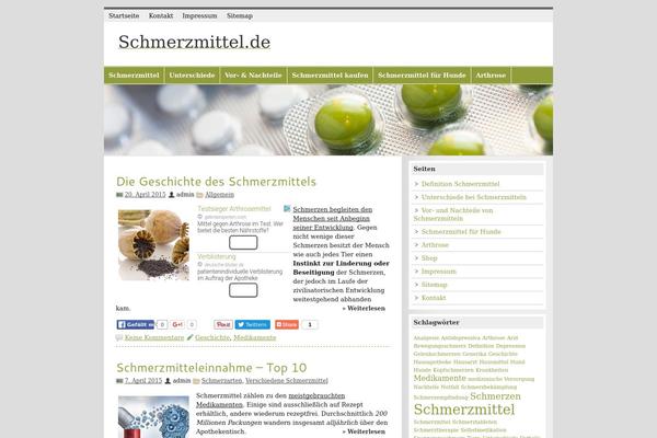 zeeMagazine theme site design template sample