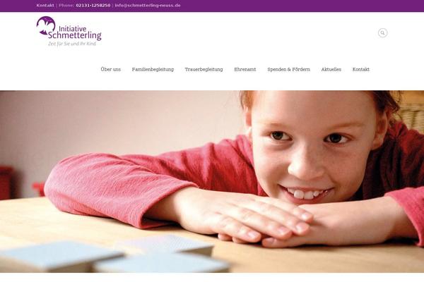Kinder theme site design template sample