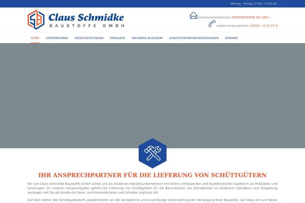 Site using Cool Timeline plugin