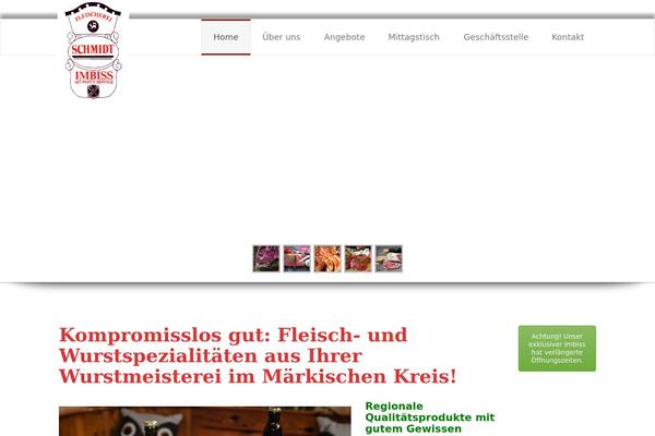 schmidt-fleischerei.de site used Schmidt