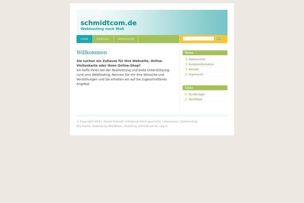 Fixed Blix theme site design template sample