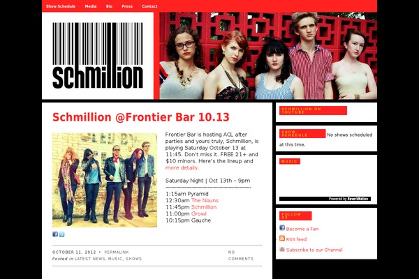 Comet theme site design template sample