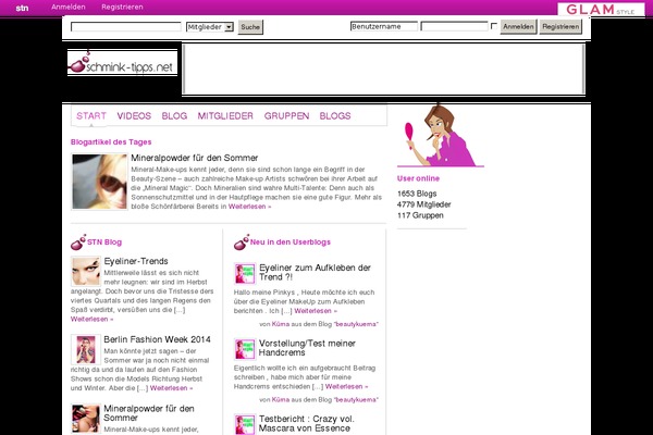schmink-tipps.net site used Bphome-stnew