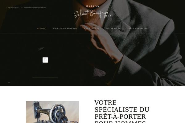 Petermason theme site design template sample