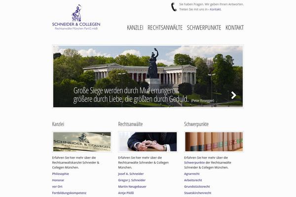 schneider-collegen.de site used Schneider