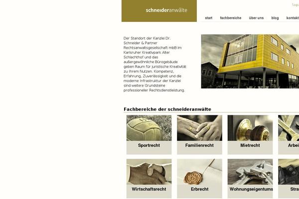 schneideranwaelte.de site used Coalition-responsive