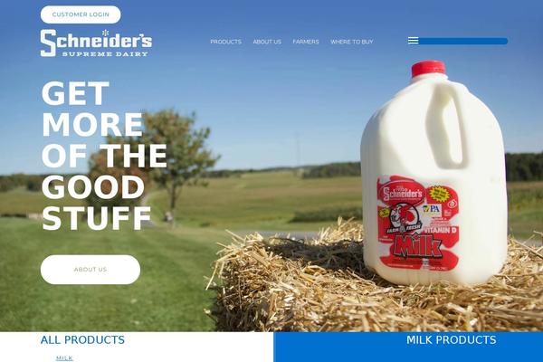 schneidersdairy.com site used Sch