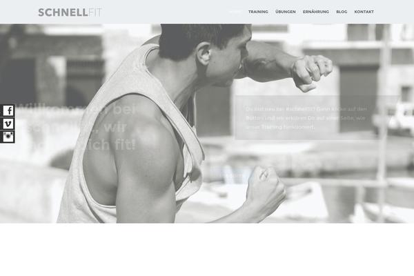 Resolute theme site design template sample
