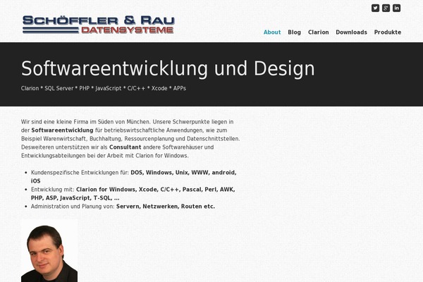 Quark theme site design template sample