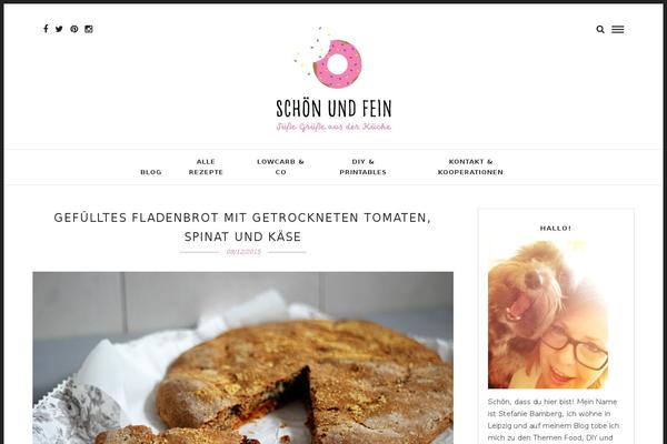 Peak theme site design template sample