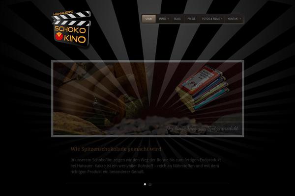 Büro theme site design template sample