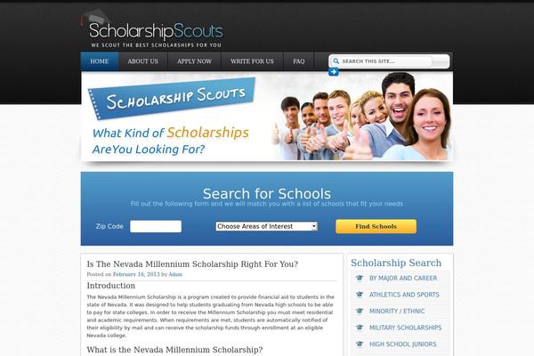 scholarshipscouts.org site used Scholarship