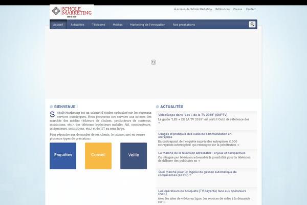 schole.fr site used Studium