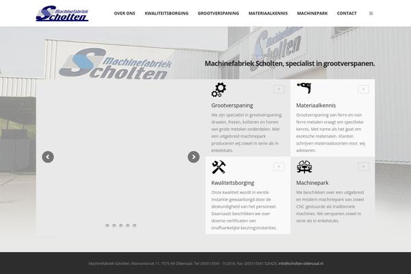 Elise theme site design template sample