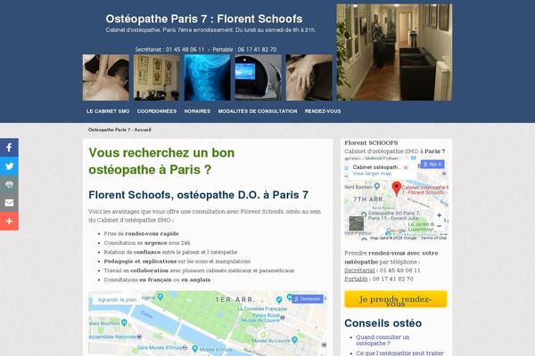 schoofs-osteopathe.com site used Osteo