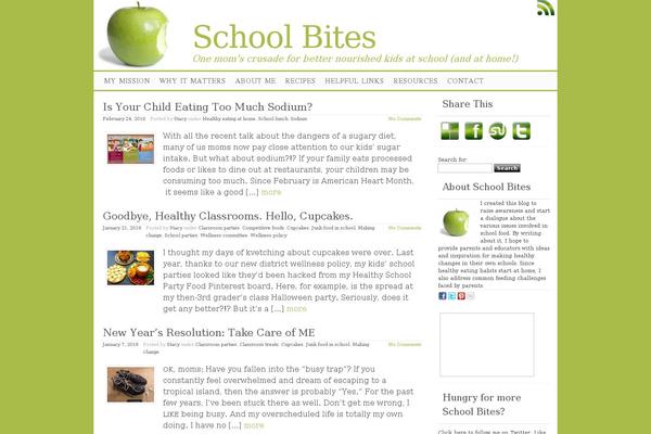 school-bites.com site used Clear Line