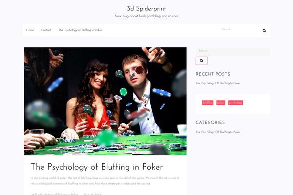 Twelve Blog theme site design template sample