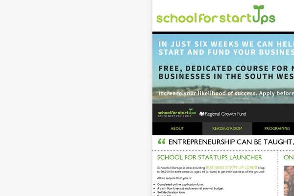 schoolforstartups.co.uk site used S4s