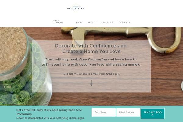 Charming theme site design template sample