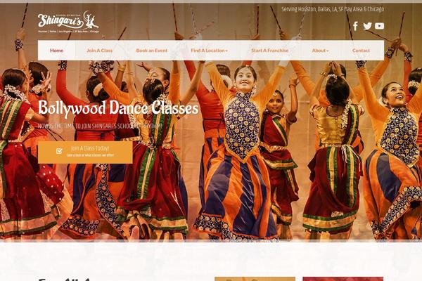 shingari theme websites examples