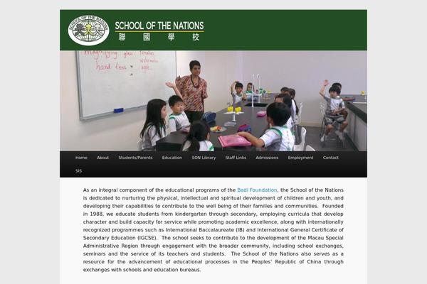 Schule theme site design template sample