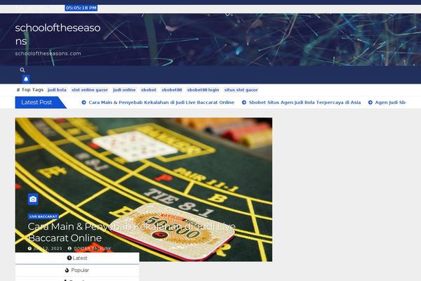 BlogArise theme site design template sample