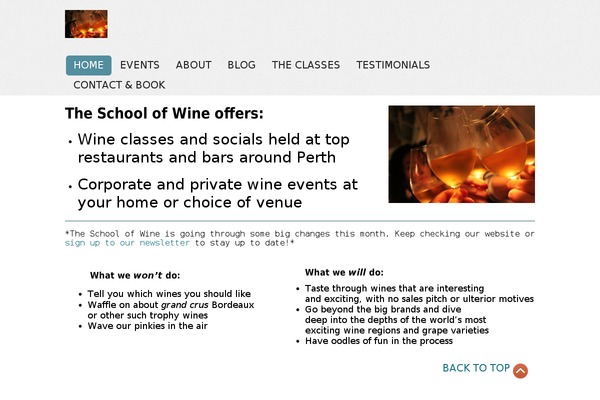 Secundo theme site design template sample