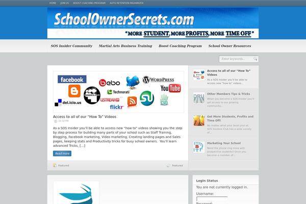 Headlines theme site design template sample