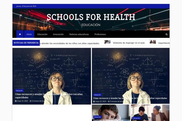 Refined Magazine theme site design template sample