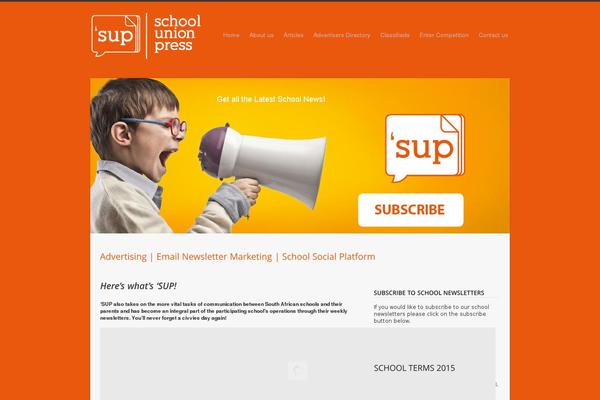 Salutation theme site design template sample