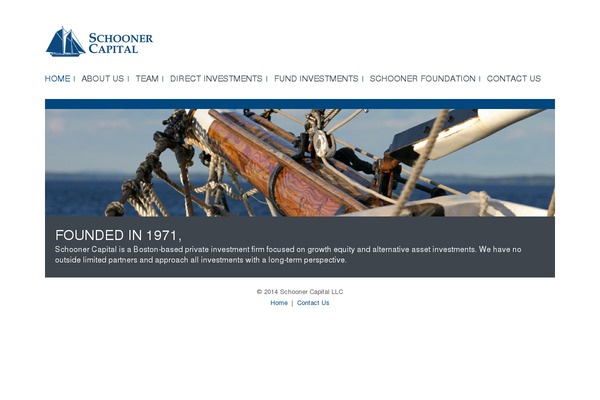 schoonercapital.com site used Schooner