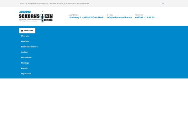 Porto theme site design template sample