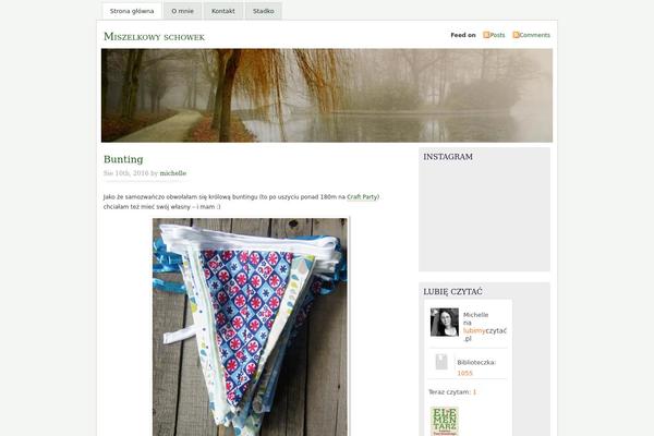 Misty Look theme site design template sample