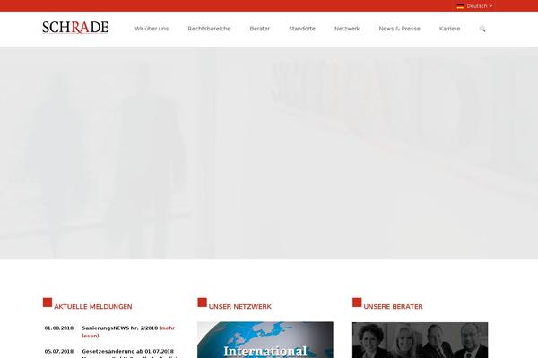 Anwalt theme site design template sample