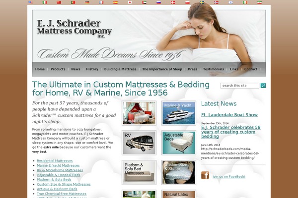 schraderbeds.com site used Greenleaf-basic