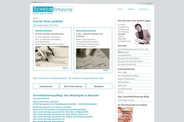 WP Framework theme site design template sample