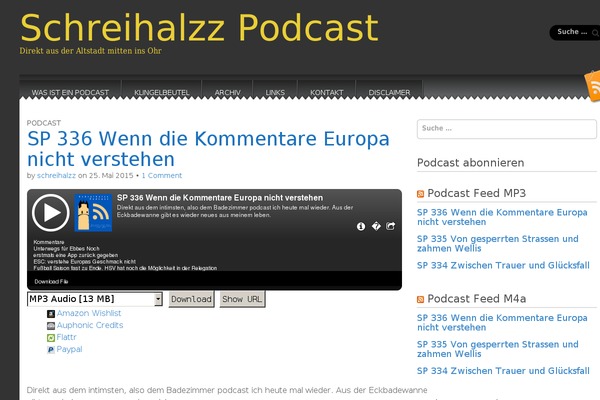 schreihalzz.de site used Snowblind-pro